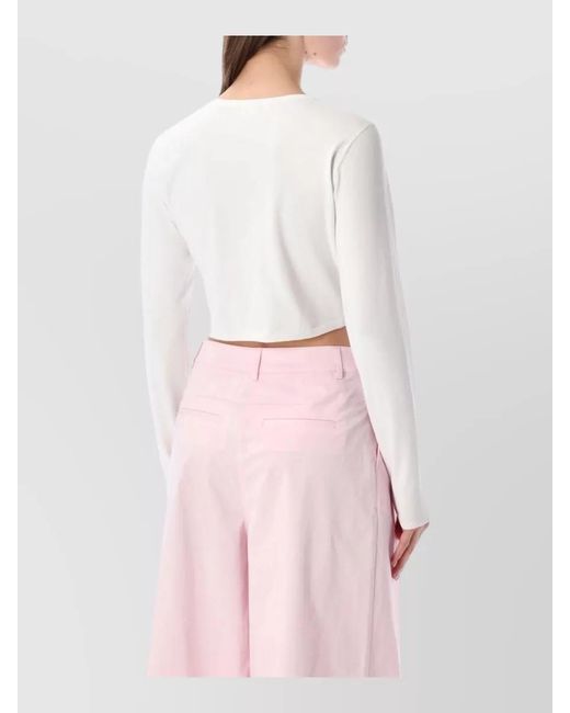 THE GARMENT Pink Knotted Long-Sleeve Top