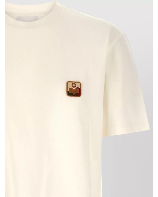 Isabel Marant Natural Cotton Hugo T-Shirt for men