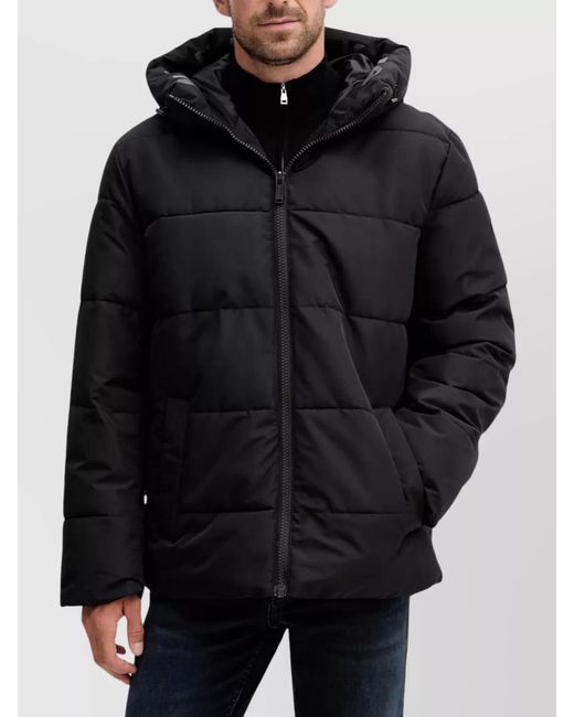 Michael Kors Black Hooded Jacket for men