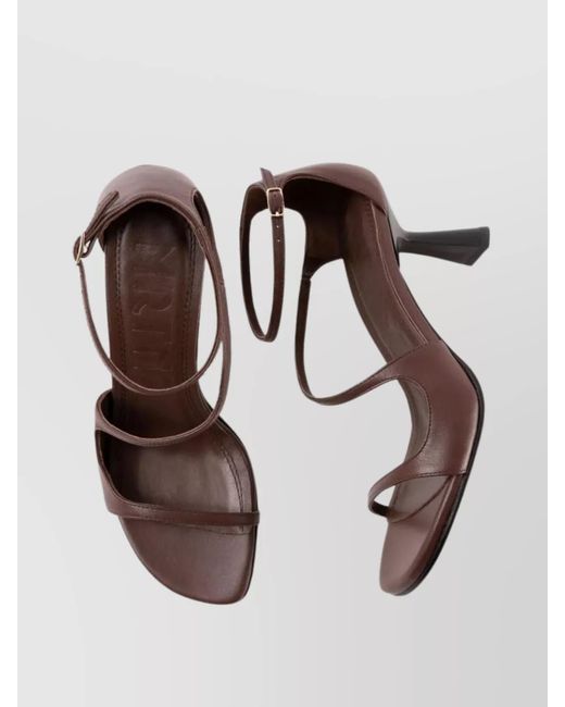 Souliers Martinez Multicolor Leather Strappy Sandals
