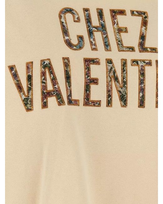 Valentino Garavani Natural Cotton T-Shirt