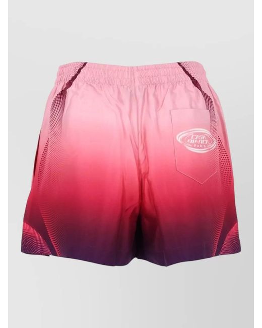 Casablanca Pink Silk Shorts