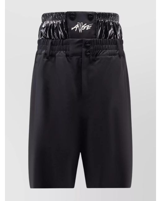 Moncler Genius Black Tailored Shorts for men