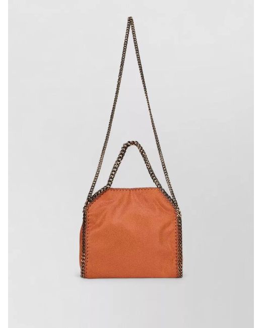Stella McCartney White Falabella Shoulder Bag Chain Strap Design