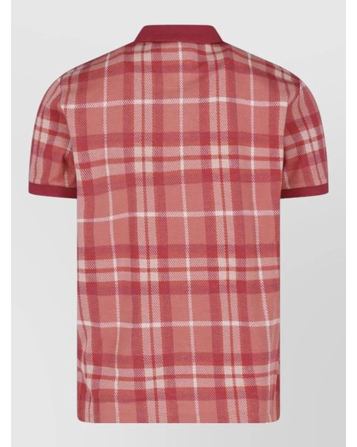 Vivienne Westwood Red Short-Sleeve Polo Shirt for men