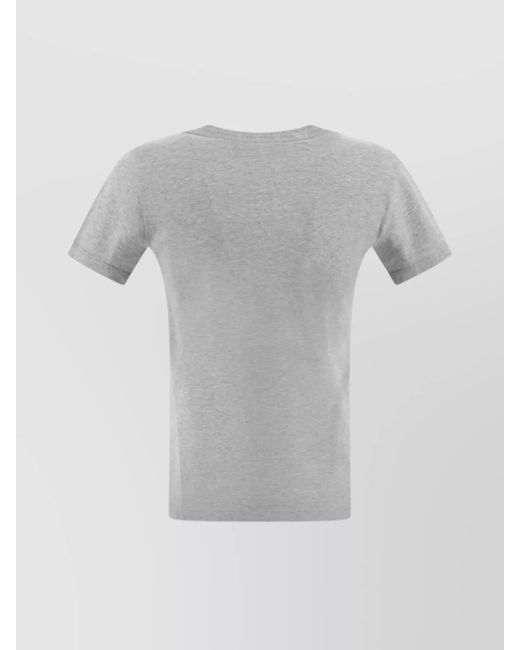 Etro White Cotton Short-Sleeve T-Shirt
