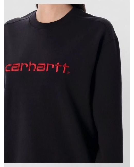 Carhartt Blue Cotton Blend Regular-Fit Sweatshirt