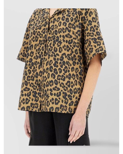 Aspesi Multicolor Animal Print Shirt