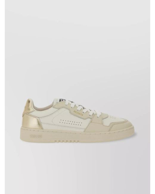 Axel Arigato Natural Leather Low-Top Sneakers