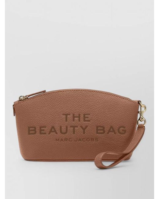 Marc Jacobs Brown Leather Beauty Case