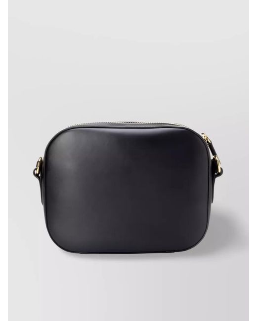 Stella McCartney Black Stella Logo Mini Shoulder Bag