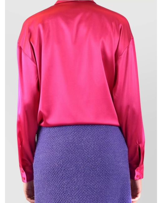 Pinko Pink Silk Shirt