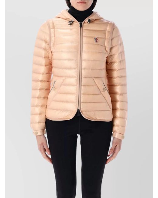 Moncler Black Detachable Sleeve Down Jacket With Adjustable Hood