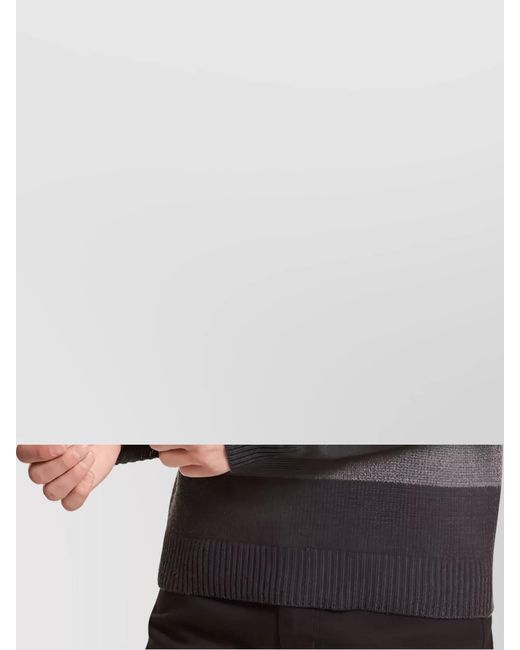 Michael Kors White Striped Jumper for men