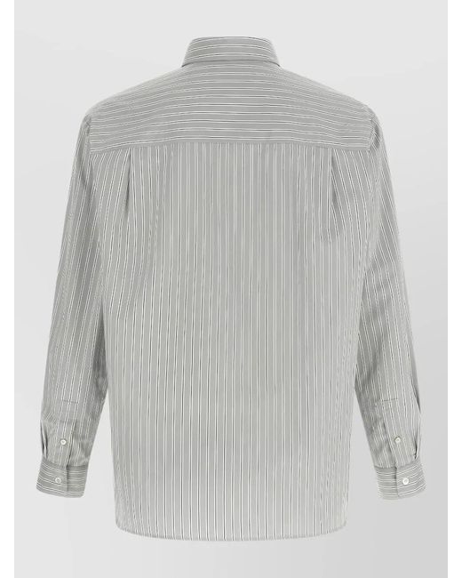 A.P.C. Gray Cotton Malo Shirt for men