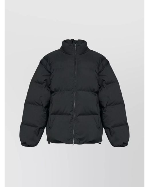 MM6 by Maison Margiela Blue Short Puffer Jacket