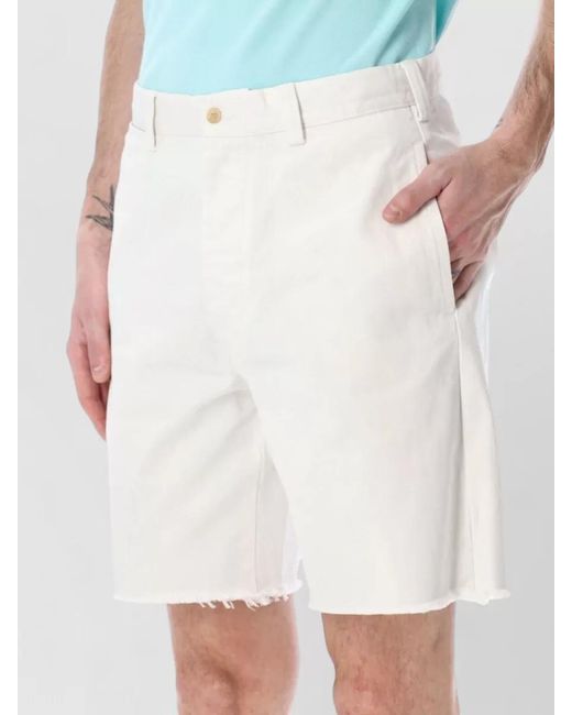 Polo Ralph Lauren White Tailored Chino Shorts Regular Fit Design for men