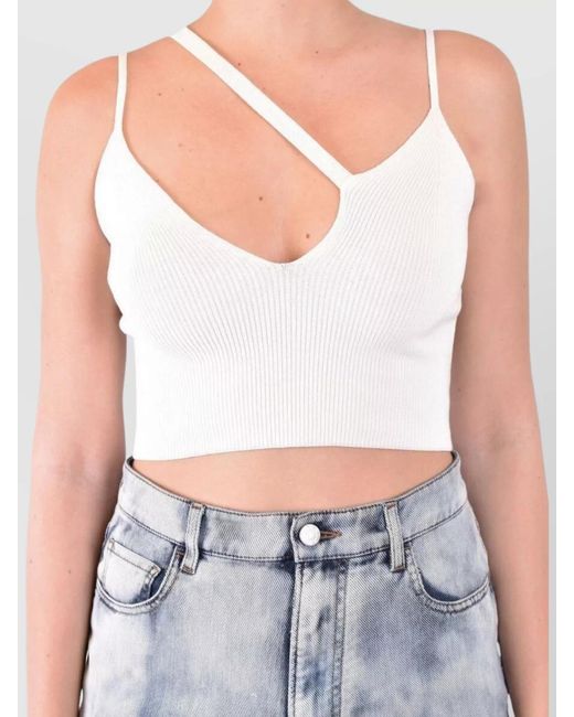Laneus White Tank Top