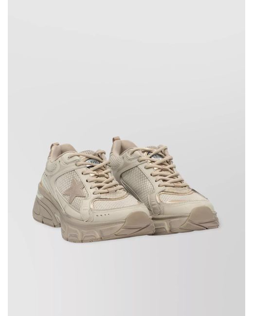 Golden Goose Deluxe Brand Natural Leather Low-Top Sneakers
