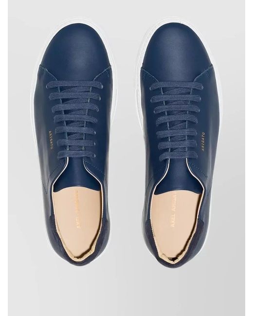 Axel Arigato Blue Leather Low-Top Sneakers