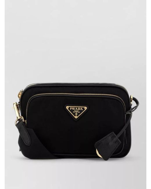 Prada Black Re-Edition Recycled Polyamide Shoulder Bag