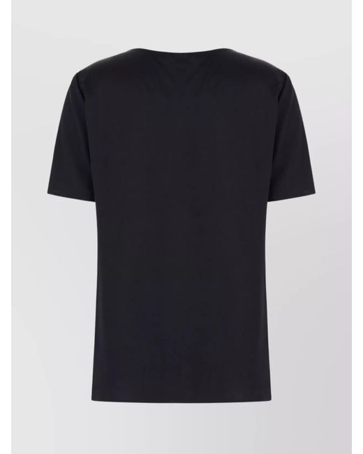 Max Mara Black Silk Blouse