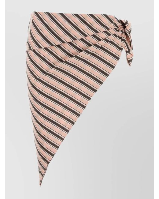 Prada White Embroidered Cotton Sarong