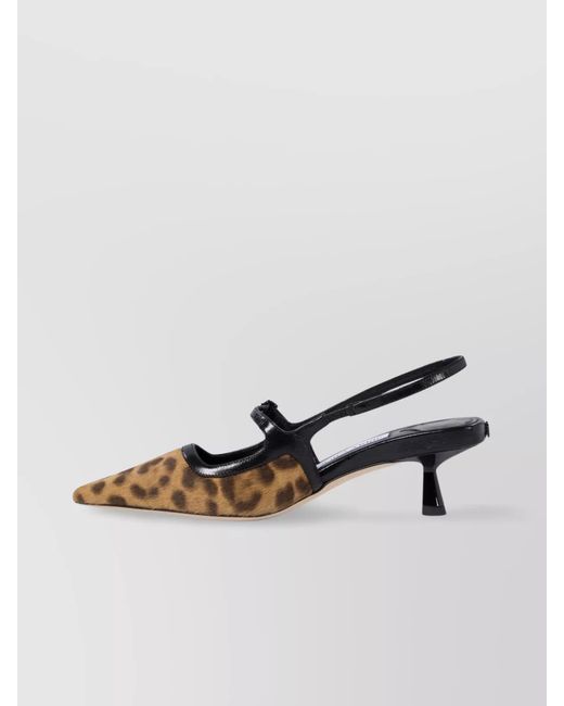 Jimmy Choo Multicolor Leather Didi 45 Mm Slingbacks