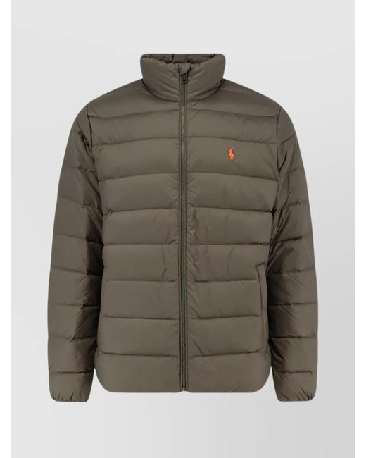 Polo Ralph Lauren Green Nylon Insulated Down Jacket for men
