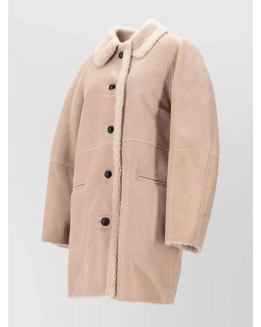 Isabel Marant Natural Shearling Coat