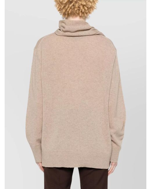 Stella McCartney Natural Cashmere Fishermans Knit Short Sleeve Jumper