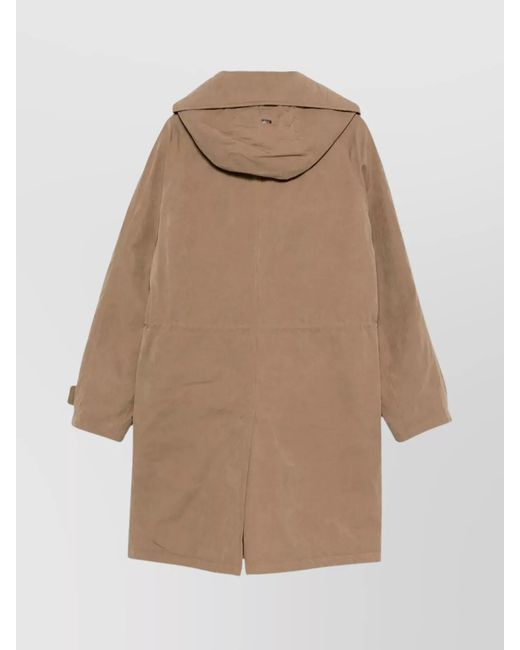 Herno Natural Down Long Hooded Parka for men