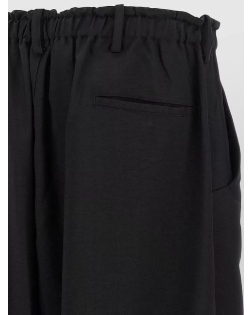 Y-3 Black Pants Cargo Pocket D Ring Detail for men