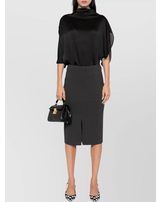 Pinko Black Pencil Skirt