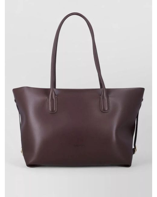 THEMOIRÈ Brown Tallia Shopper Tote Bag Daily Carry