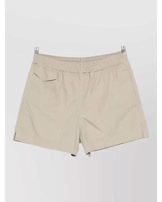 A.P.C. Natural Utility Beach Shorts Short Length Pockets for men