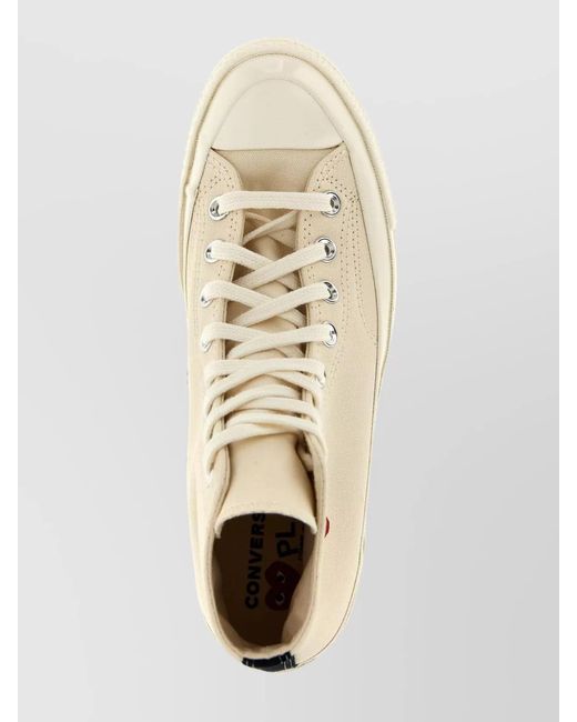 COMME DES GARÇONS PLAY Natural High-Top Sneakers