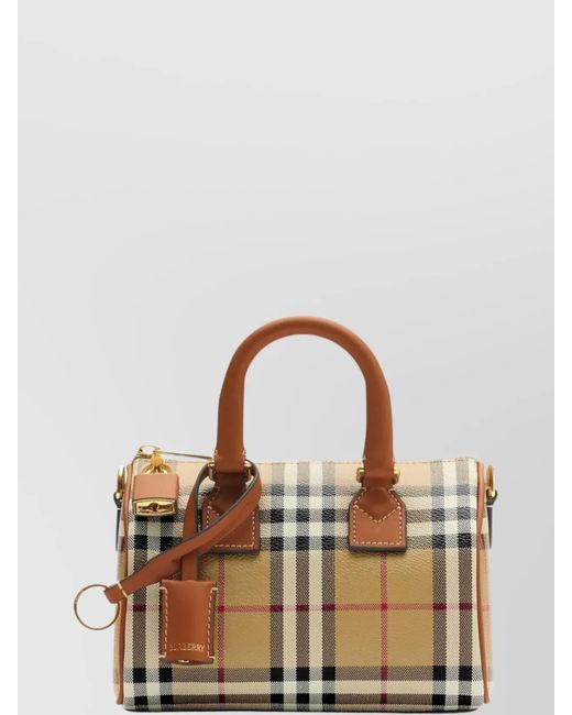 Burberry Brown Mini Duffle Tote Bag