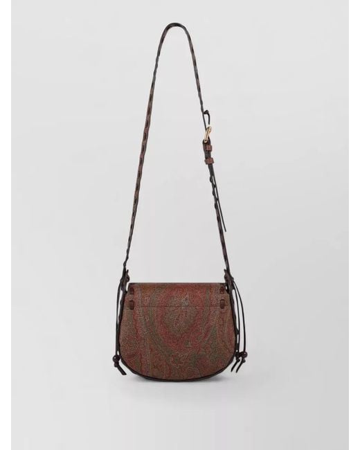Etro White Drya Arnica 1984 Paisley Crossbody Bag