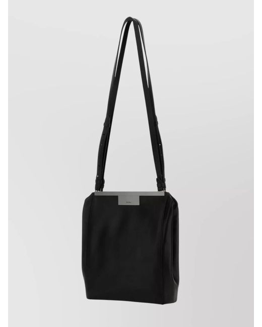 Max Mara White Leather Shoulder Bag