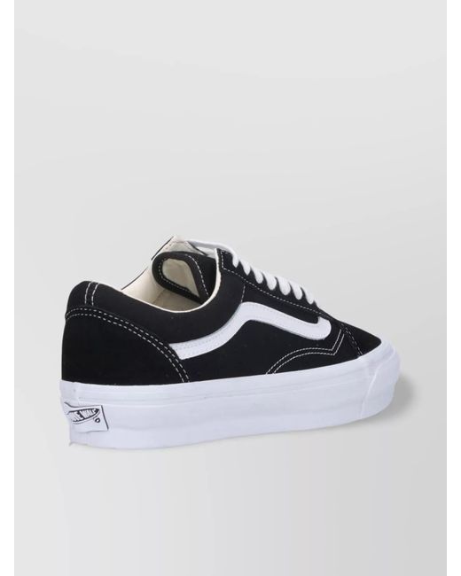 Vans White Suede Leather Low Top Sneakers for men