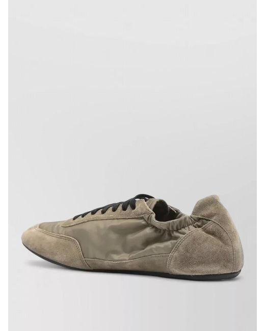 Prada Multicolor Re Nylon Suede Elastic Low Top Sneakers for men