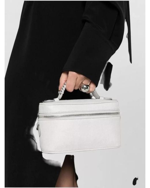 Stella McCartney White Falabella Vanity Mini Shoulder Bag