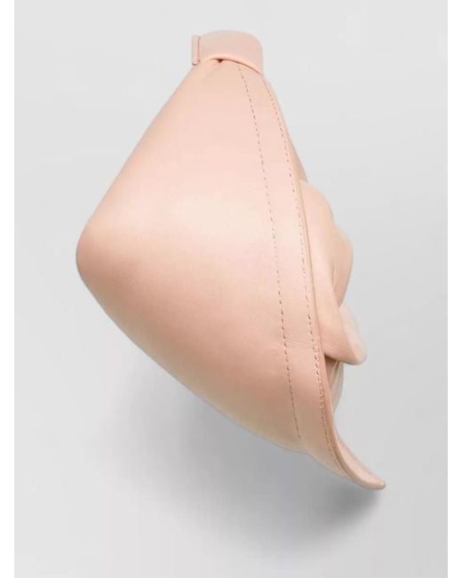 FEDERICO CINA Pink Lamb Leather Mini Bag