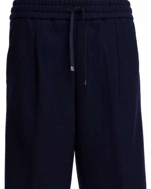 Circolo 1901 Blue Wool Track Pants
