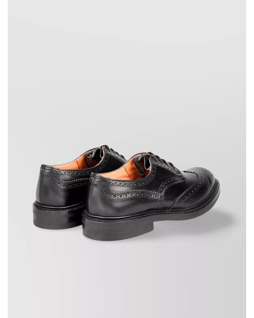 Tricker's Gray Leather Brogues for men