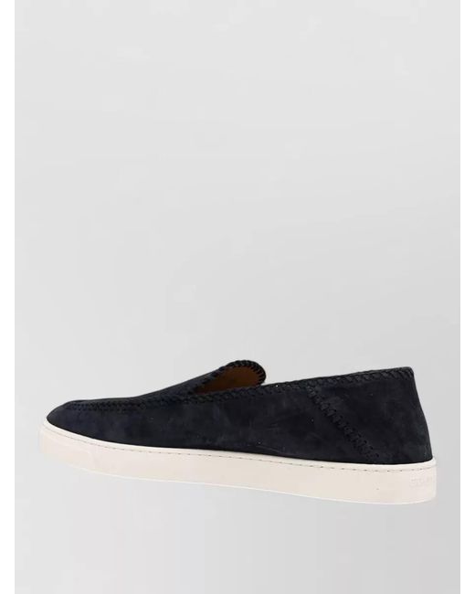 Giorgio Armani White Leather Slip-On Loafers for men
