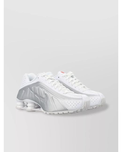 Nike White Synthetic Low-Top Sneakers