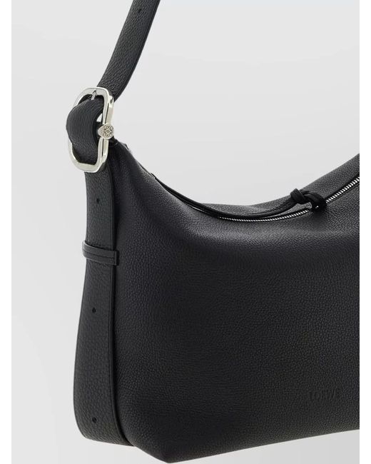 Loewe Black Calf Leather Shoulder Bag for men