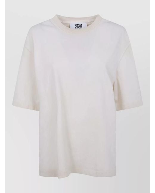 Golden Goose Deluxe Brand White Cotton Relaxed-Fit T-Shirt